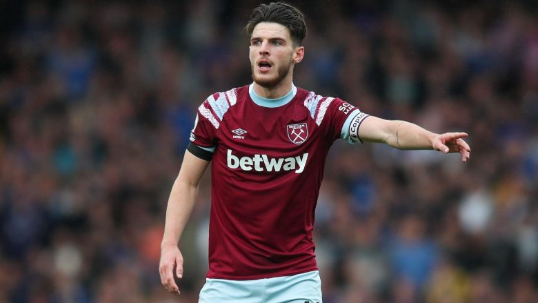 West Ham nuk dëshiron të dëgjoj për ofertat nën 100 milionë euro për Declan Rice