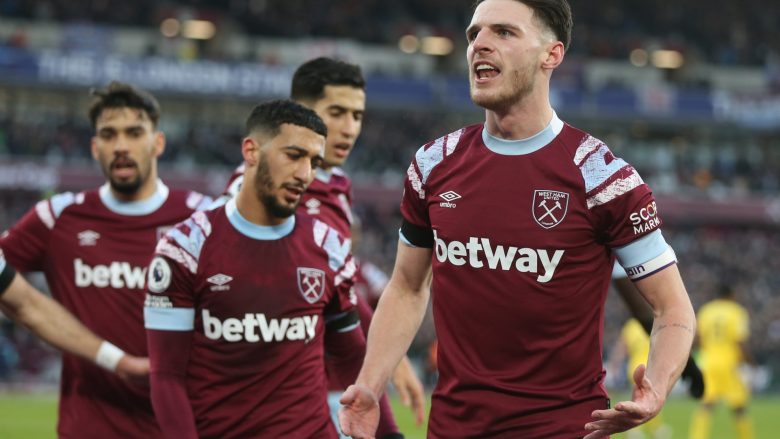 West Ham do ta lejojë largimin e Declan Rice vetëm nëse pranon një ofertë mbi 90 milionë euro