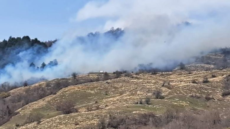 QMK-Tetovë: Zjarr mbi fshatin Bogovinë