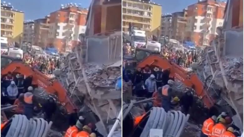Momente rrëqethëse nga Turqia, ekipet e shpëtimit bërtasin njëzëri me shpresën për të dëgjuar një zë nën rrënoja – pastaj mbretëron qetësia absolute