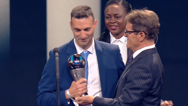 Çmimi i trajnerit të vitit nga FIFA shkon në duart e Scalonit