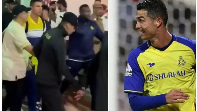 Siguria e jashtëzakonshme që kishte Ronaldo në Mekë, ata bënë një zinxhir rreth tij me duar për të hyrë ai në stadium