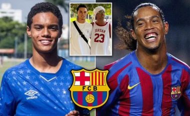 Ronaldinho tregon që djali i tij ka nënshkruar për Barcelonën: Historia vazhdon