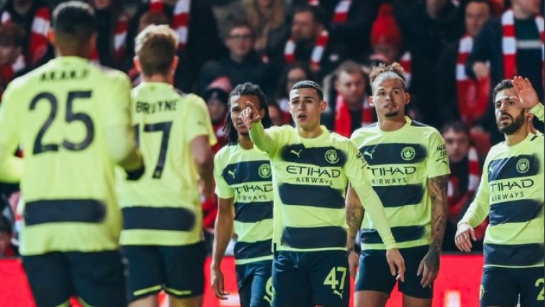 Manchester City sigurt ndaj Bristol Cityt, kalon në çerekfinale të FA Cup