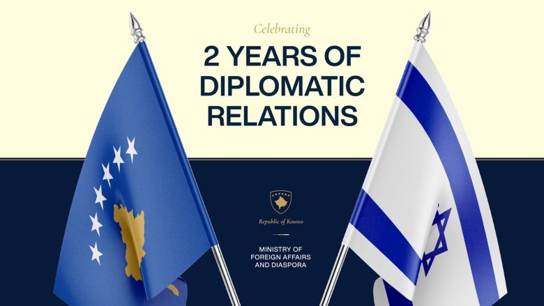 Dy vite nga vendosja e marrëdhënieve diplomatike Kosovë-Izrael