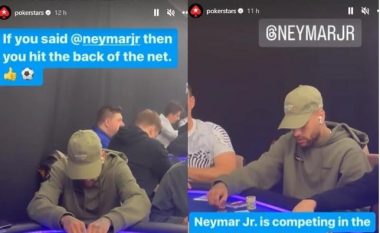 Një dit pasi humbi nga Bayern Munich, Neymar shihet duke luajtur poker – kjo gjë i zemëroi tifozët e PSG-së