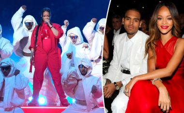 Chris Brown reagon pas performancës së Rihannas në “Super Bowl” dhe lajmit për shtatzëninë e saj të dytë