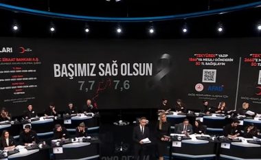 Për dy orë mblidhen pesë miliardë euro në fushatën televizive në Turqi