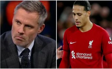 “Unë do të luaja në vend të tij” – Carragher e ka me Van Dijkun pas humbjes turpëruese të Liverpoolit ndaj Real Madridit