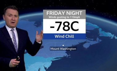 Dimri arktik goditi veriun e SHBA-së dhe Kanadanë, temperatura e ajrit arrin -78 gradë Celsius në malin e Uashingtonit