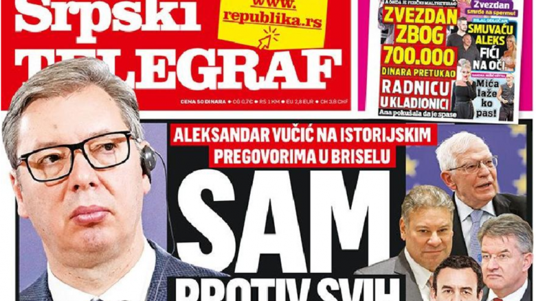 “I vetëm kundër të gjithëve” – raportimi në sytë e mediave të afërta me Vuçiqin në Serbi
