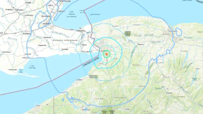 Tërmet afër Buffalo-s, New York – më i fuqishmi i regjistruar në zonë në 40 vjet