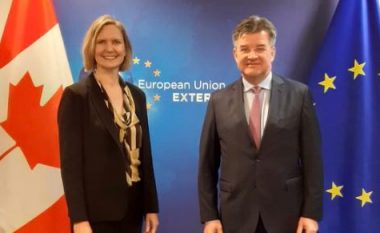 Lajçak e informon ndihmës zëvendësministren kanadeze për Evropën rreth dialogut Kosovë-Serbi