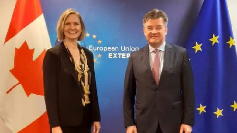 Lajçak e informon ndihmës zëvendësministren kanadeze për Evropën rreth dialogut Kosovë-Serbi