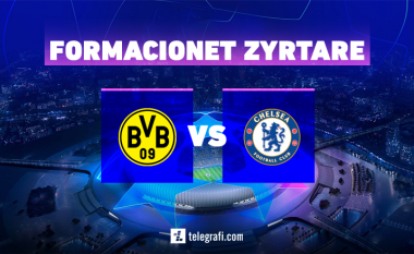 Formacionet zyrtare: Dortmundi dhe Chelsea në sfidën e parë të 1/8 së finales
