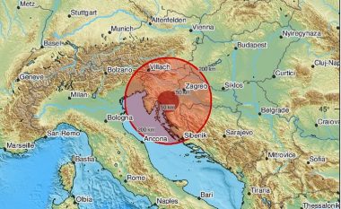 Tërmet i fuqishëm goditi Kroacinë