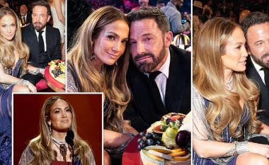 Jennifer Lopez dhe Ben Affleck shkëlqejnë përkrah njëri-tjetrit në ceremoninë e ‘Grammy Awards’