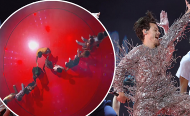 Zbulohet makthi i Harry Styles në “Grammy Awards” – skena u rrotullua në drejtim të gabuar duke shkaktuar kaos gjatë performancës