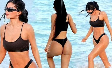 Nuk është gjithçka Photoshop – Kylie Jenner mahniti me trupin e tonifikuar në plazh