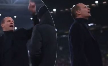 ‘Mbylle gojën… Eja këtu poshtë’ – zënka e Allegrit me tifozin e Juventusit, trajneri shpjegon arsyen