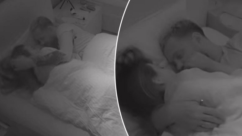 Luizi dhe Kiara shijojnë momente romantike teksa flenë së bashku në një shtrat