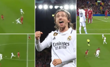 Del videoja përmbledhëse e paraqitjes spektakolare të Luka Modricit ndaj Liverpoolit