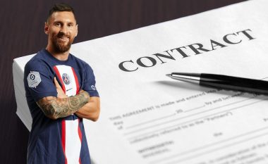 Çmenduria e PSG-së për kontratën e Messit - një çek mbi tavolinë