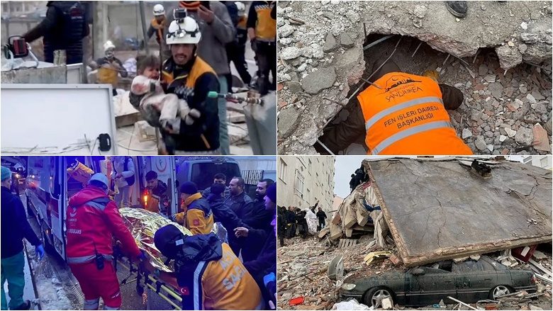 Tërmeti shkatërrues në Turqi dhe Siri, numri i të vdekurve arrin në më shumë se 3.500