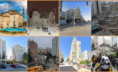 Si dukeshin këto vende, para dhe pas fatkeqësisë – imazhe që zbulojnë shkatërrimet e tërmetit në Turqi