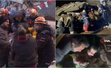 Fat në fatkeqësi - disa nga njerëzit që u shpëtuan pasi qëndruan nën rrënoja për më shumë se 20 orë, pas tërmetit shkatërrues në Turqi