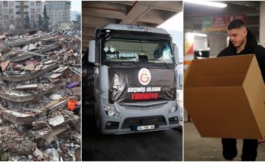 Rashica ndihmon në qendrën bamirëse të Galatasarayt për të prekurit nga tërmeti