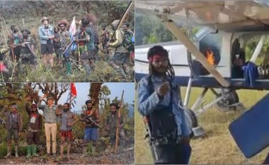 Pasi i vënë zjarrin aeroplanit, rebelët me hark dhe shigjeta në rajonin e largët të Papuas marrin peng pilotin e Zelandës së Re – kanë një kërkesë për Indonezinë