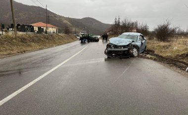 Aksident trafiku në Rudar të Zveçanit, katër të lënduar