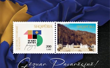 Posta Shqiptare nxjerr pullë të veçantë me rastin e 15 vjetorit të Pavarësisë së Kosovës