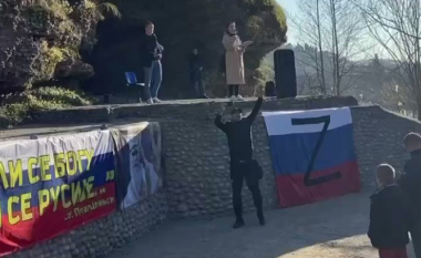Nacionalistët serbë në Mal të Zi, këndojnë këngë shoviniste për Kosovën, dhe mbështesin pushtimit rus në Ukrainë