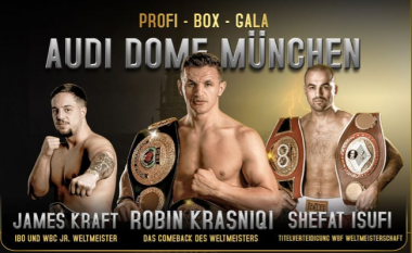 Nata e shqiptarëve: Shtatë boksierë ngjiten sonte në ring – vëmendja te Robin Krasniqi