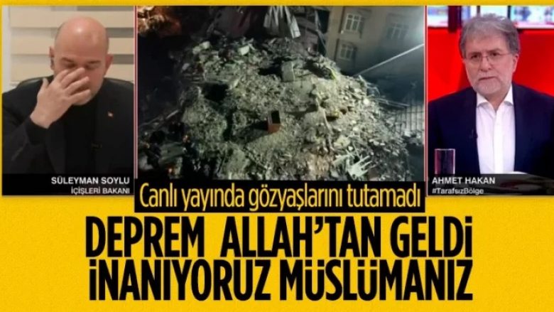 Ministri turk ndërsa flet për tërmetin, nuk përmbahet dhe fillon të qajë