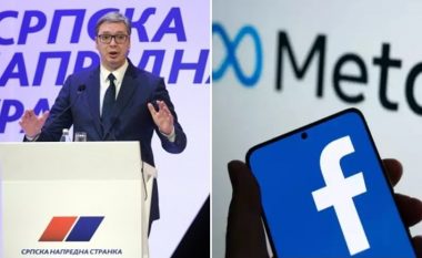 Meta ia mbyll mijëra profile të rreme partisë së Aleksandar Vuçiqit – u shpenzuan mbi 150 mijë euro në propagandë pro-qeveritare