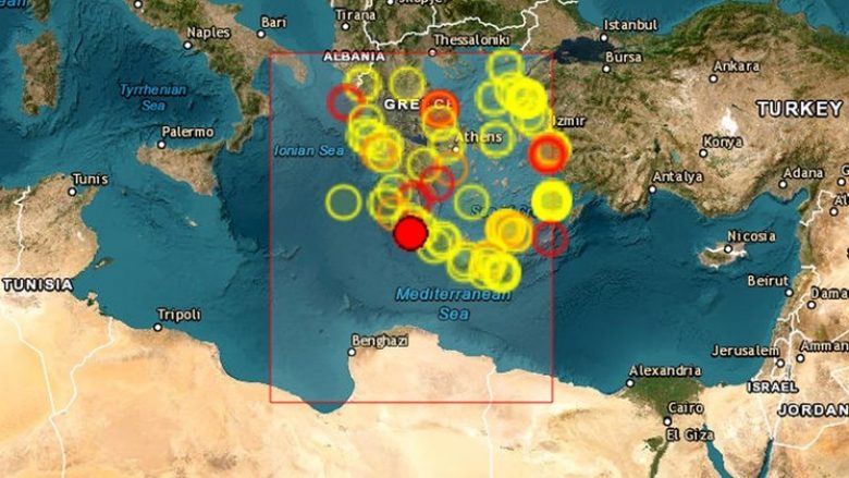 Një tërmet me fuqi prej 5.6 magnitudë godet Greqinë