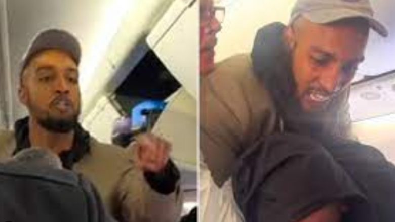 Përleshje mes dy pasagjerëve brenda një aeroplani në SHBA, babai akuzonte të riun për konfrontim agresiv ndaj familjes së tij