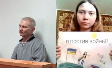 Burri nga Rusia, vajza e të cilit vizatoi pikturë kundër luftës në Ukrainë – dënohet me dy vite burgim