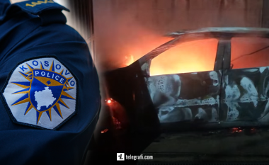Djegia e veturës së imamit Eroll Rexhepi në Pejë, policia nis hetimet