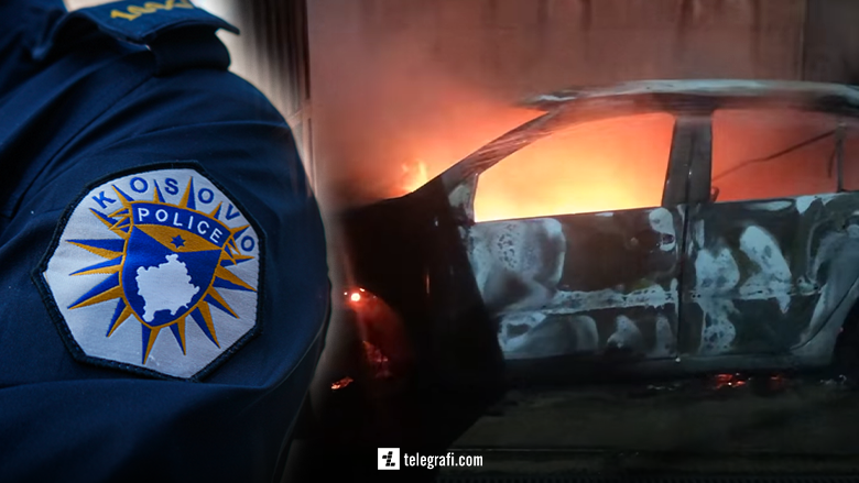 Djegia e veturës së imamit Eroll Rexhepi në Pejë, policia nis hetimet
