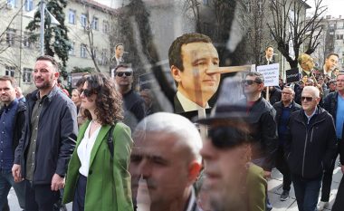 Protesta e PSD-së kundër marrëveshjes së Ohrit përmes fotografive