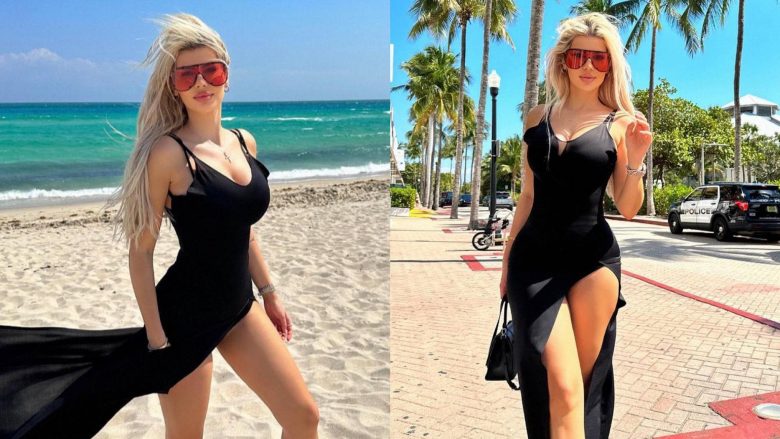 Luana Vjollca paraqitje atraktive nga pushimet në Miami
