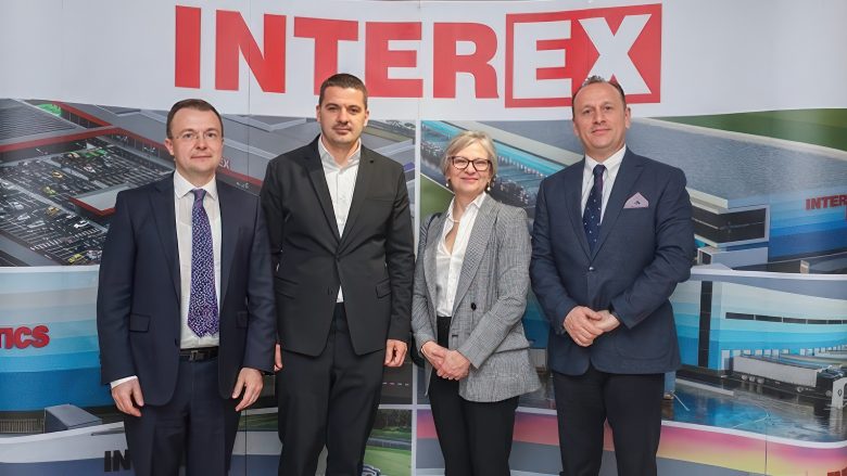 Drejtoresha e BERZH për Evropën Qendrore dhe Juglindore, Charlotte Ruhe viziton InterEx – një nga zinxhirët më të mëdhenj të shitjes me pakicë në rajon