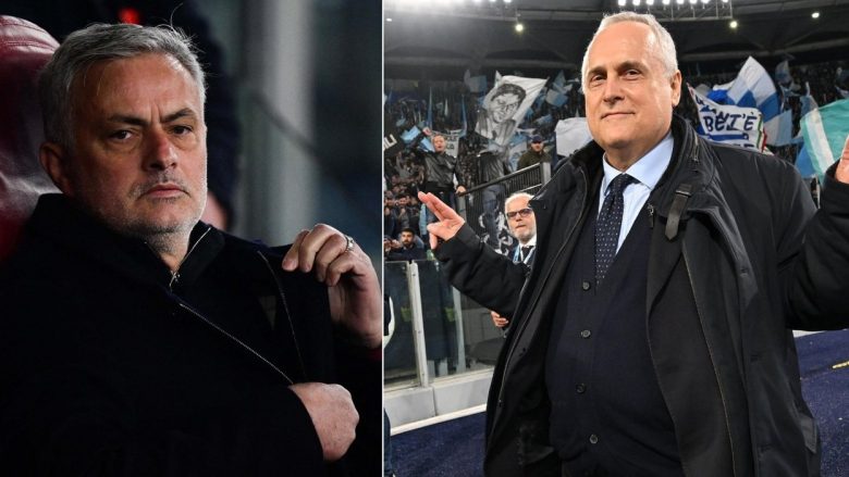 Mourinho sherr pas ndeshjes me presidentin e Lazios, portugezin e pret një tjetër dënim
