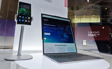 Lenovo prezanton një koncept interesant laptopi, të cilit mund t'i zgjatet ekrani