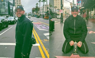 Mozzik publikon foto nga “Walk of Fame” në Hollywood