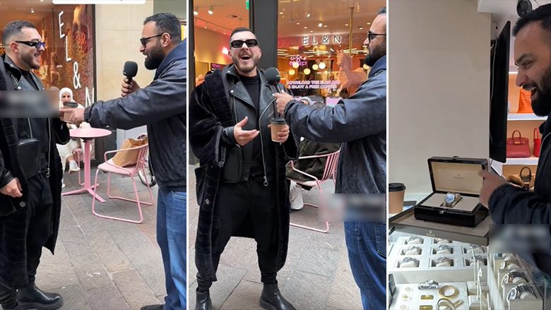 ‘Miliarderi i TikTok-ut’ ndalon rrugëve të Londrës Ardit Çunin për një sfidë, këngëtari shqiptar fiton afro 250 mijë euro në pak sekonda